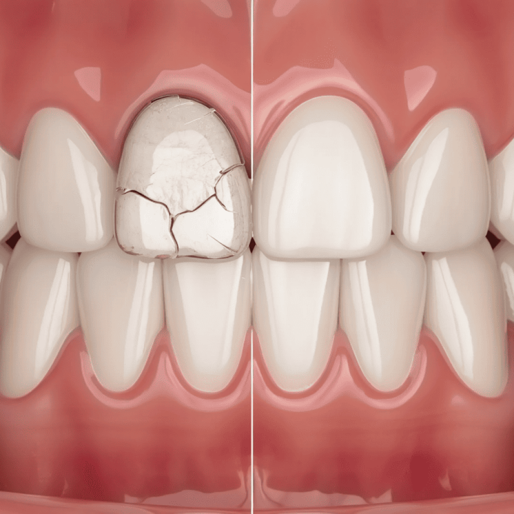 Восстановление зуба композитными материалами